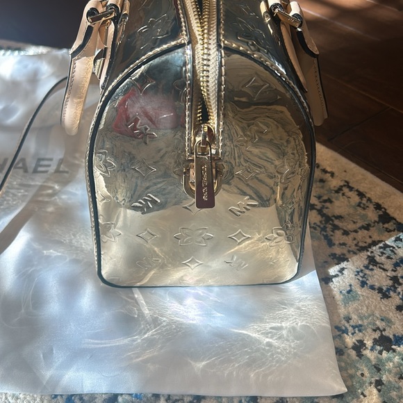 Brand new never used MK . Gold . Super adorable! Like a speedy by LV - Picture 3 of 6